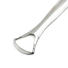 Dụng cụ cạo lưỡi inox, bàn chải vệ sinh lưỡi sạch sẽ loại bỏ vi khuẩn tránh hôi miệng A1116