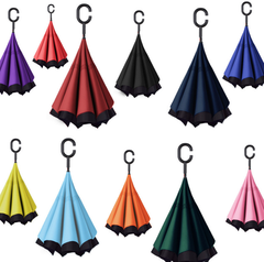 Ô Dù Gấp Ngược Đi Ô Tô Kiểu Nhật Che Nắng Mưa 2 Lớp 110CM A0152