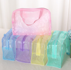 Túi Nhựa PVC Trong Suốt Hình Hoa Đựng Đồ Trang Điểm Mỹ Phảm Chống Thấm Nước A2511