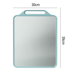 Thớt Kháng Khuẩn 2 Mặt, Mặt Trước Inox 304, Mặt sau nhựa PP kháng khuẩn chất liệu inox 304 A5062