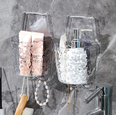 Kệ Nhà Tắm Dán Tường Hình Con Cú, Giỏ Treo Sữa Tắm Dầu Gội Bàn Chải Kem Đánh Răng Mỹ Phẩm A3132