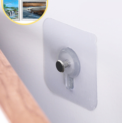 Móc Dán Dính Tường Chuyên Dụng Treo Tranh, Đồng Hồ, Khung Ảnh, Chìa Khóa, Đồ Decor Chịu Lực 5-10 Kg L0111