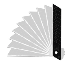 Hộp 10 Lưỡi Dao Cắt Dọc Giấy Thép Đa Năng Siêu Bén ( chỉ lưỡi dao) A1331