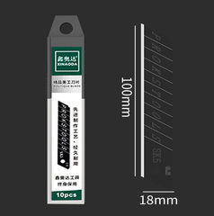 Hộp 10 Lưỡi Dao Cắt Dọc Giấy Thép Đa Năng Siêu Bén ( chỉ lưỡi dao) A1331