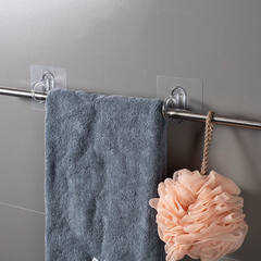 Móc Dán Tường Hình Vòng Tròn Đa Năng Lỗ tròn Đựng Chai sữa tắm, Treo Rèm Cửa không cần khoan tường L0131