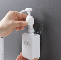 Móc Dán Tường Hình Vòng Tròn Đa Năng Lỗ tròn Đựng Chai sữa tắm, Treo Rèm Cửa không cần khoan tường L0131