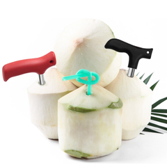 Dụng cụ mở dừa bằng thép không gỉ cầm tay dao cắt dừa dụng cụ mở lỗ dừa dụng cụ lấy lõi dừa dụng cụ đục lỗ L0133