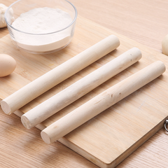 Thanh Gỗ Cán bột làm bánh Chống dính, cán bột gỗ đặc tiện dụng nhà bếp A1731