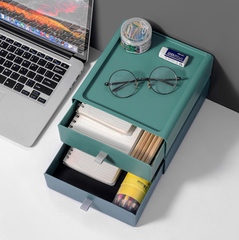 Hộp đựng đồ ngăn kéo nhiều màu sắc đựng đồ dùng học sinh đồ dùng văn phòng phẩm A0251