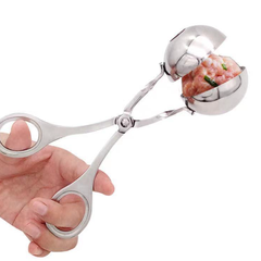 Kẹp Thịt Viên Khuôn Làm Thịt Viên Thép Không Gỉ Dụng cụ Làm Cơm Viên Tròn Đa Năng L0144