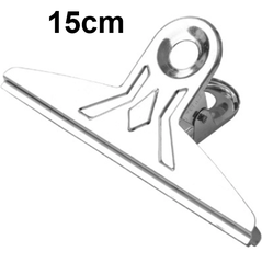 Kẹp thép không gỉ kẹp văn phòng phẩm hồ sơ nhỏ kẹp lưu trữ đuôi dài cố định chắc chắn L1721