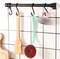 Bàn Chải bóng thép chà xoong nồi có tay cầm bàn chải vệ sinh chén bát vệ sinh nhà bếp L0221