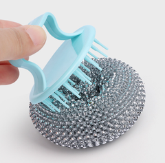 Quả Bóng thép Thay thế cho bàn chà rửa xoong nồi Cọ vệ sinh nhà bếp siêu sạch L0223 - Chỉ quả bóng thép