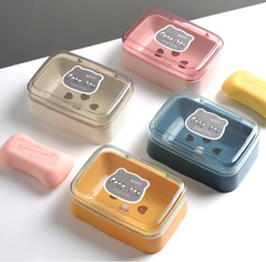 Hộp đựng xà phòng có nắp, không tích tụ nước, giá để xà phòng hộp đựng xà phòng du lịch L0243