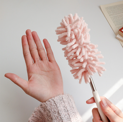 Chổi quét bụi lông vũ quét bụi vệ sinh phòng khách giường ngủ xe hơi trần nhà có thể kéo dài 80CM L0244