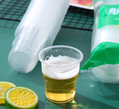Cốc nhựa dùng một lần 170ml cốc uống nước bằng nhựa dày cho quán ăn nhà hàng an toàn L0252