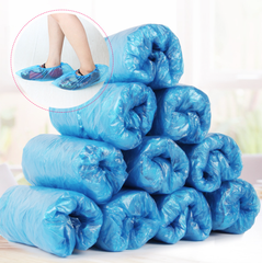 Sét 100 Bao giày Nylon dùng một lần để vệ sinh nhà cửa, chống mưa, chống thấm nước chống bụi (100 chiếc) L0253