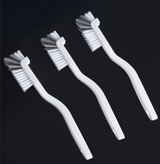 Bàn chải vệ sinh cốc trắng xám cán dài cọ vệ sinh nắp cốc gia dụng cọ vệ sinh hải sản tôm cua ghẹ L0311