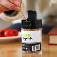 Hộp 500 chiếc tăm tre carbon tăm xỉa răng nhà hàng quán ăn dùng một lần tăm tre 2 đầu L0332