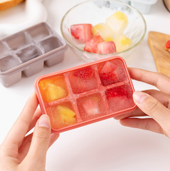 Khuôn làm đá viên 6 viên silicone mùa hè khay đựng đá gia đình hộp đựng đá khuôn làm đá viên L1624