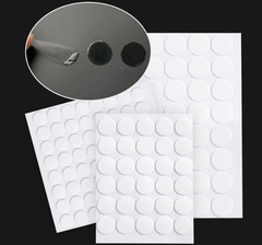 Vỉ 70 miếng Keo dán hai mặt Acrylic hình tròn keo dán hai mặt nano trong suốt dán hai mặt L0342