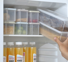 Hộp đựng mì ý dài hộp đựng mì tươi cỡ lớn hình chữ nhật hộp đựng thực phẩm bảo quản tủ lạnh L0351