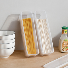 Hộp đựng mì ý dài hộp đựng mì tươi cỡ lớn hình chữ nhật hộp đựng thực phẩm bảo quản tủ lạnh L0351