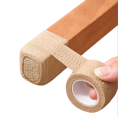 Cuộn băng keo vải không dệt bọc chân bàn ghế chống trượt chống ồn trầy sàn nhà rộng 2.5cm dài 4 mét L0354