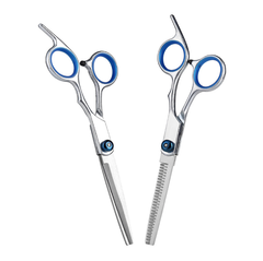 Kéo cắt tóc thẳng kéo cắt tóc răng cắt tỉa thưa tóc mái chuyên nghiệp L0411