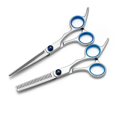 Kéo cắt tóc thẳng kéo cắt tóc răng cắt tỉa thưa tóc mái chuyên nghiệp L0411