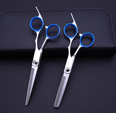 Kéo cắt tóc thẳng kéo cắt tóc răng cắt tỉa thưa tóc mái chuyên nghiệp L0411