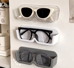 Giá để kính dán tường hộp đựng kính không đục lỗ gắn tường kệ đựng kính ngăn nắp đầu giường L0421