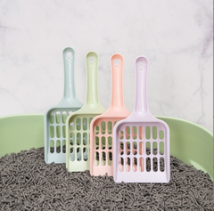 Xẻng nhựa xúc cát cho mèo Xẻng xúc phân thú cưng vệ sinh có khe lọt cát L0431