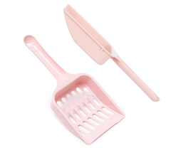 Xẻng nhựa xúc cát cho mèo Xẻng xúc phân thú cưng vệ sinh có khe lọt cát L0431