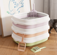 Xẻng nhựa xúc cát cho mèo Xẻng xúc phân thú cưng vệ sinh có khe lọt cát L0431