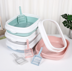 Xẻng nhựa xúc cát cho mèo Xẻng xúc phân thú cưng vệ sinh có khe lọt cát L0431