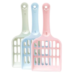 Xẻng nhựa xúc cát cho mèo Xẻng xúc phân thú cưng vệ sinh có khe lọt cát L0431