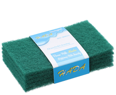 Sét 5 Miếng bọt biển nhám Xanh cọ rửa chén bát xoong nồi lau dầu chống dính vệ sinh cọ rửa đa năng L0453