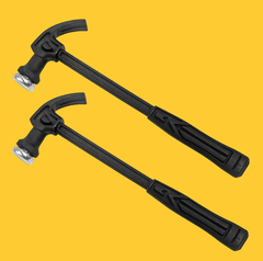 Búa nhổ đóng đinh mini búa nhỏ cán nhựa đầu thép đóng đinh, búa dụng cụ giảng dạy học sinh L0511