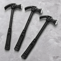 Búa nhổ đóng đinh mini búa nhỏ cán nhựa đầu thép đóng đinh, búa dụng cụ giảng dạy học sinh L0511