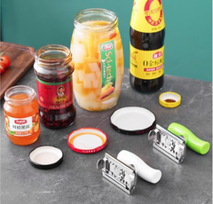 Dụng cụ mở hộp bằng thép không gỉ mở nắp chai nhà bếp, dụng cụ đóng mở nắp vừa các loại hộp L0522