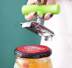 Dụng cụ mở hộp bằng thép không gỉ mở nắp chai nhà bếp, dụng cụ đóng mở nắp vừa các loại hộp L0522