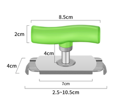 Dụng cụ mở hộp bằng thép không gỉ mở nắp chai nhà bếp, dụng cụ đóng mở nắp vừa các loại hộp L0522
