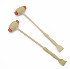 Búa massage lưng bằng gỗ kèm gãi ngứa hình bàn tay, gãi tay, búa Phật, kinh lạc, búa sống L0523