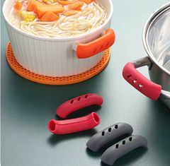 Bọc Tay cầm Nồi Chào silicon chống nóng bỏng, tay cầm chảo rán cầm nắp nồi chịu nhiệt độ cao L0524