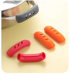 Bọc Tay cầm Nồi Chào silicon chống nóng bỏng, tay cầm chảo rán cầm nắp nồi chịu nhiệt độ cao L0524