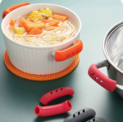 Bọc Tay cầm Nồi Chào silicon chống nóng bỏng, tay cầm chảo rán cầm nắp nồi chịu nhiệt độ cao L0524