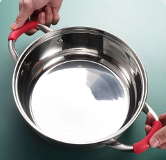 Bọc Tay cầm Nồi Chào silicon chống nóng bỏng, tay cầm chảo rán cầm nắp nồi chịu nhiệt độ cao L0524