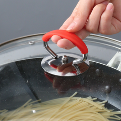Tay cầm nắp nồi bằng thép không gỉ chống bỏng bằng nhựa dẻo chắc chắn chịu nhiệt độ cao L0531