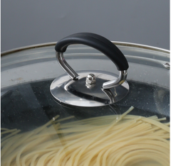 Tay cầm nắp nồi bằng thép không gỉ chống bỏng bằng nhựa dẻo chắc chắn chịu nhiệt độ cao L0531